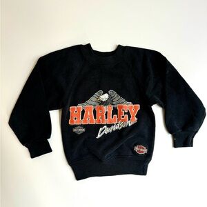 Vintage 2T toddler baby Harley Davidson sweatshirt